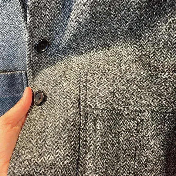 Herringbone wool jacket - Picture 4 of 7
